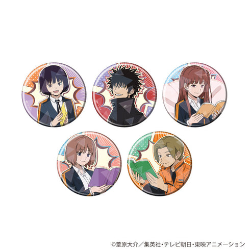 『ワールドトリガー』ホログラム缶バッジ(57mm)01/読書ver. BOX(全5種)(描き下ろしイラスト)